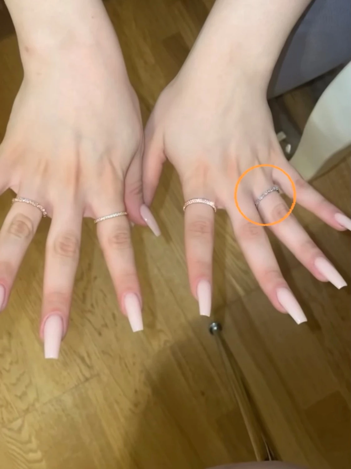 Swarovski silver ring