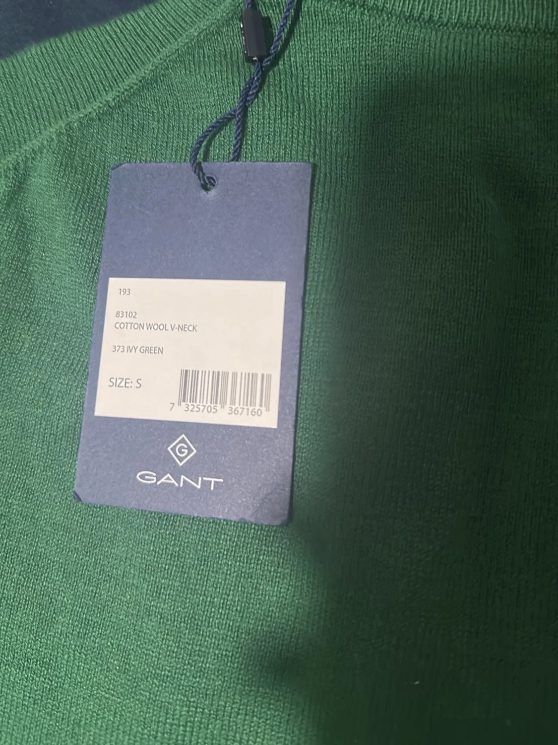 Grön stickad tröja från Gant - 2