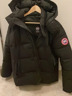 Svart Canada Goose dunjacka S - Svart vinterjacka från Canada Goose. Säljer denna för jag har hittat en annan jacka jag är mer intresserad av. Där finns inga fel på jackan. Pris kan diskuteras 