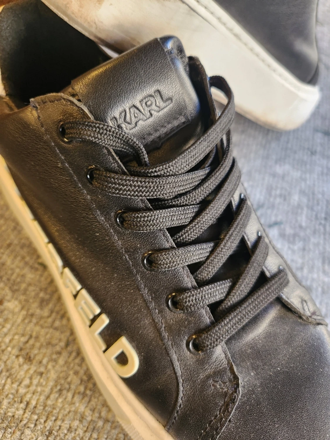 Karl Lagerfeld svarta sneakers - 3