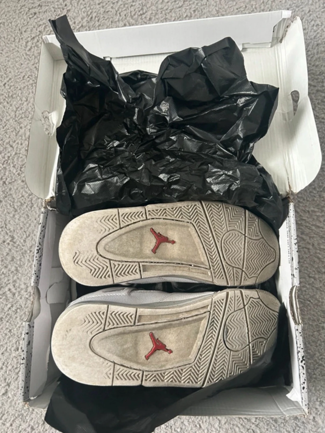 Nike Air Jordan 4 Retro vit - 4