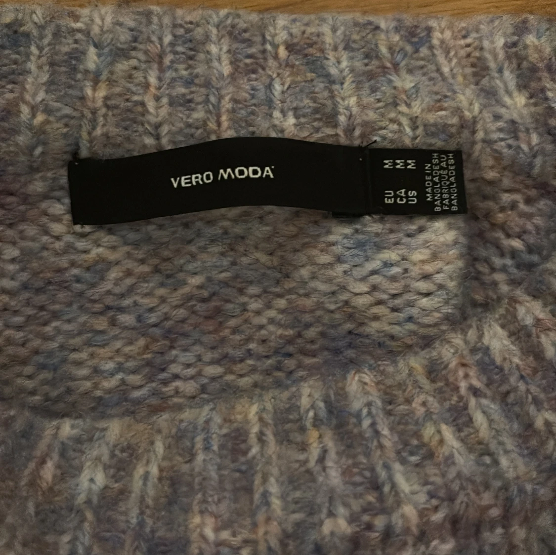 Ljuslila stickad tröja Vero Moda - 2