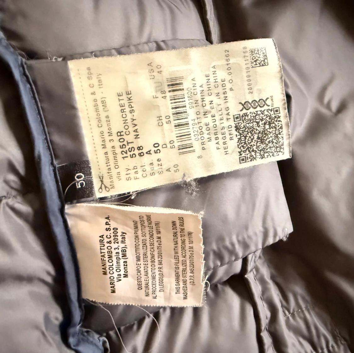 Mörkblå dunjacka från Colmar - 2