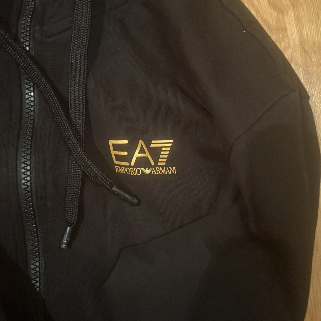 Svart EA7 Emporio Armani hoodie S - 1