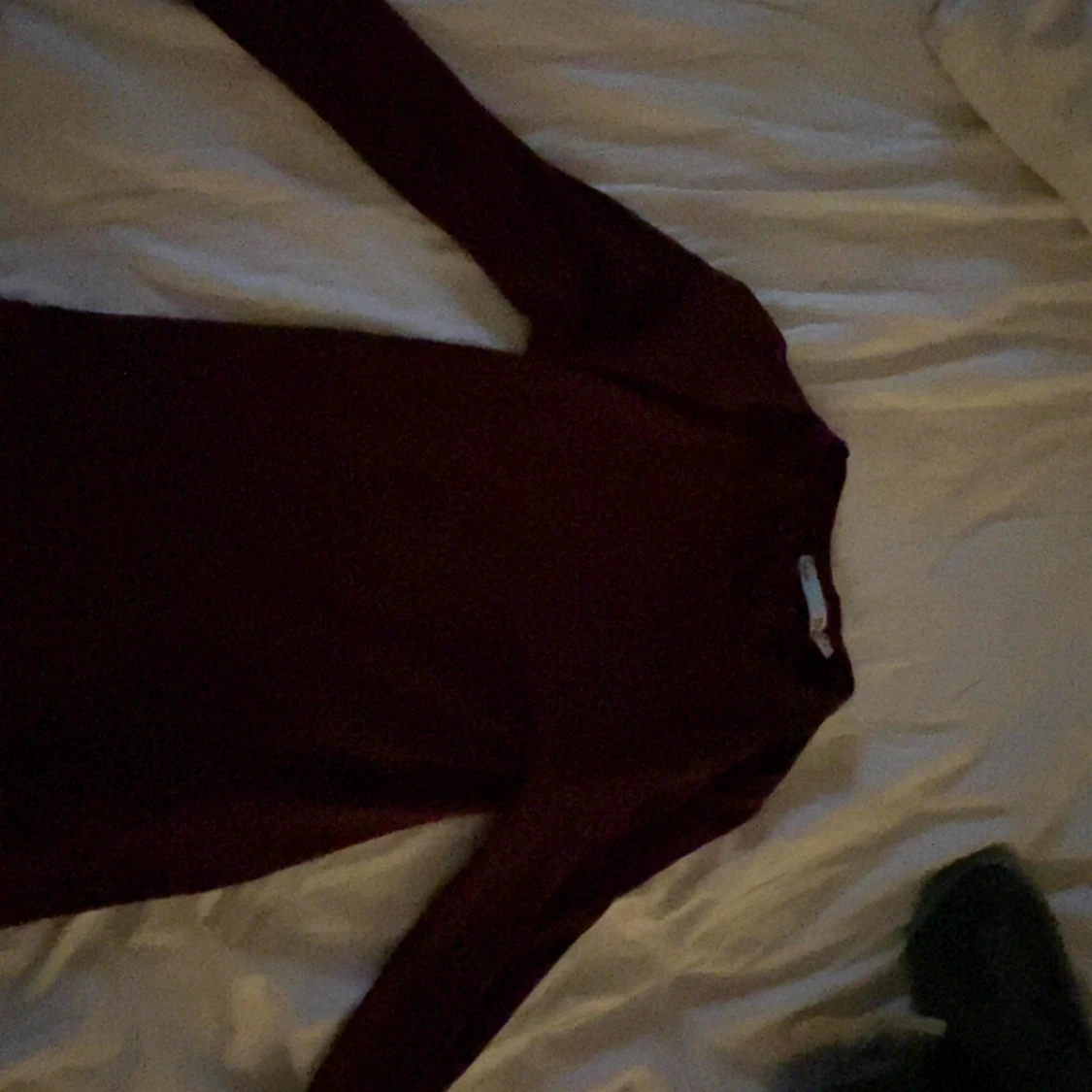 Vinröd långärmad topp från 157 - 2