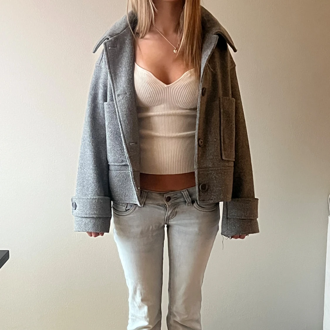 Grå jacka från Kappahl