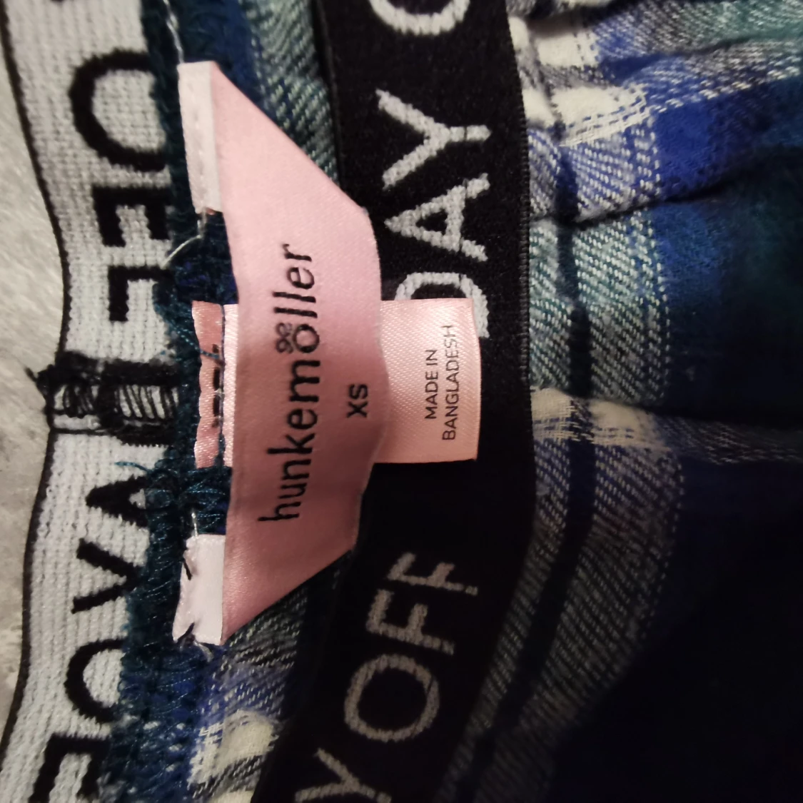 Rutiga blå-gröna shorts Hunkemöller XS - 2