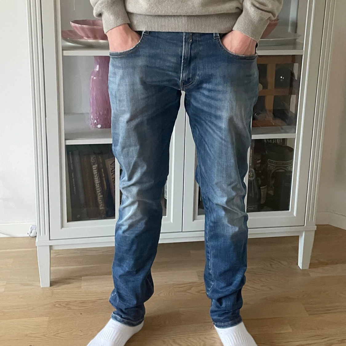 Blå Replay Anbass jeans W33 L32 - 1