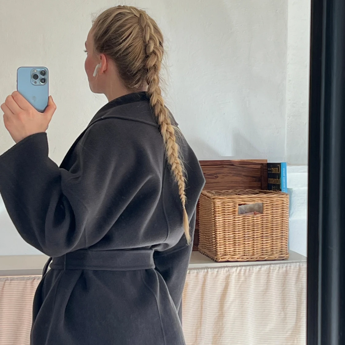 Massimo dutti shorts wool coat - 3