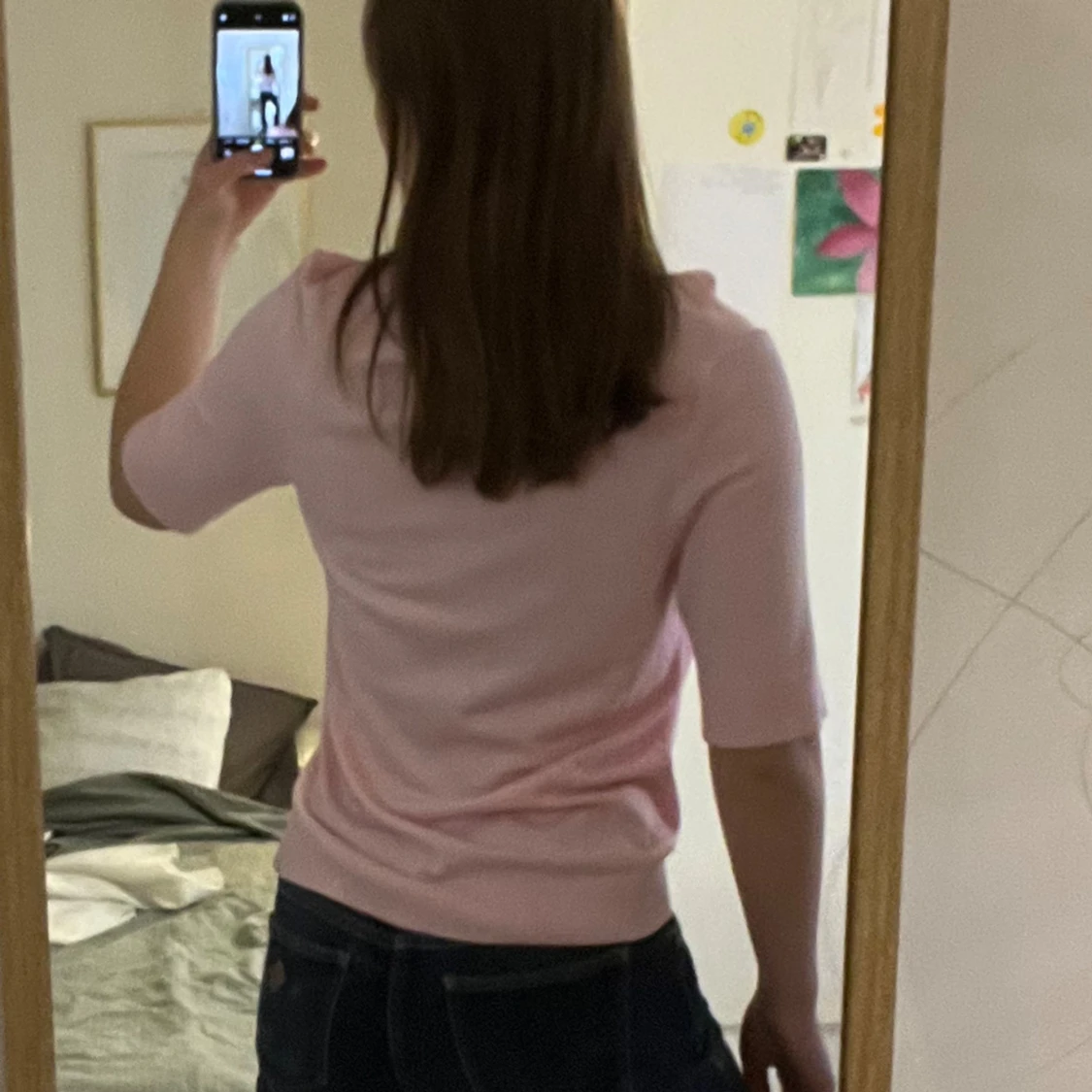 Rosa stickad T-shirt från Lager 157 - 2