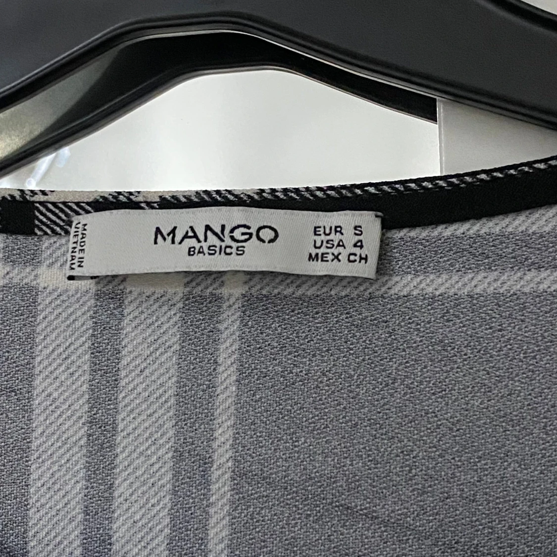 Svartvit rutig klänning från Mango - 4