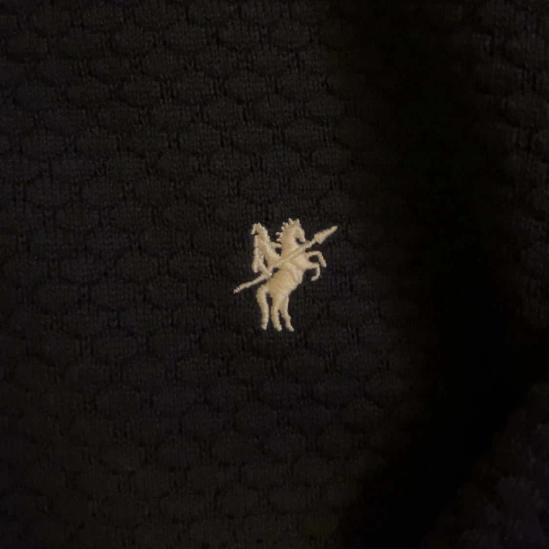 Marinblå pikétröja från Denim Culture - 2