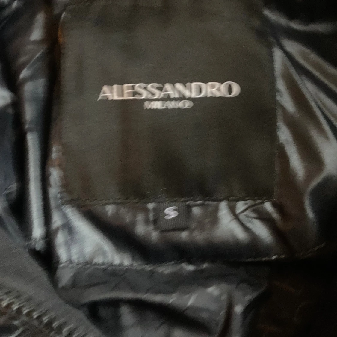 Svart pufferjacka Alessandro Milano - 2