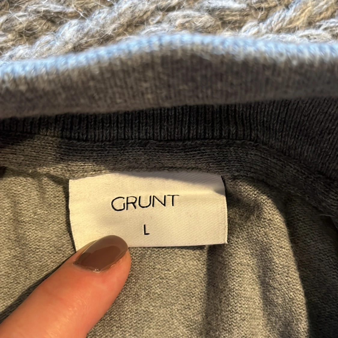Grå half zip tröja från Grunt ungdom - 1