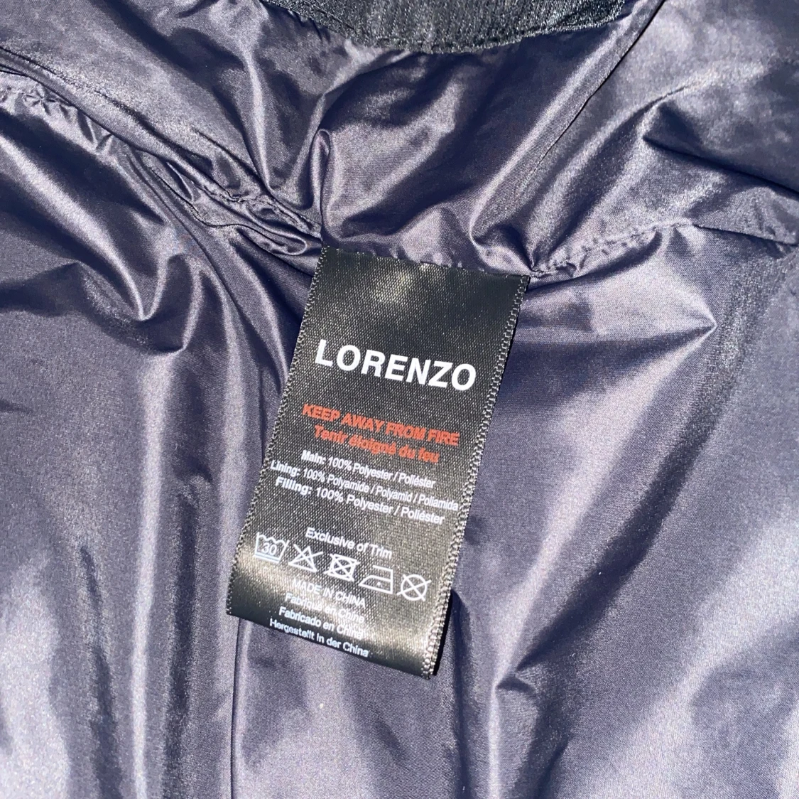 Svart pufferjacka från Lorenzo - 3