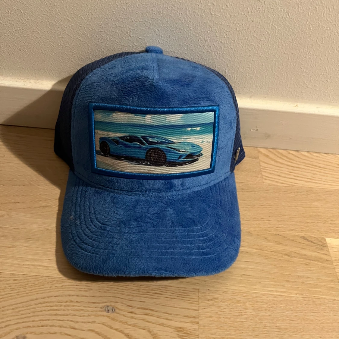 Blå Velvetkeps från Natone