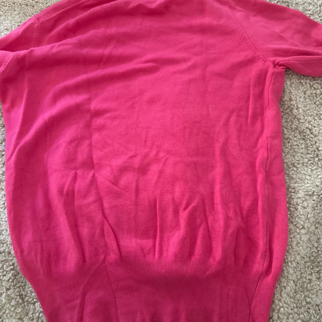 Rosa stickad tröja från Zara - 1