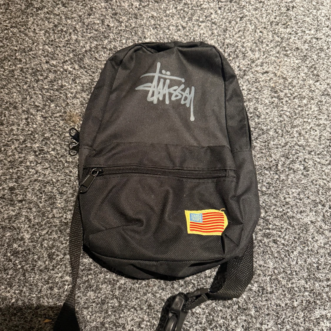 Svart ryggsäck från Stüssy