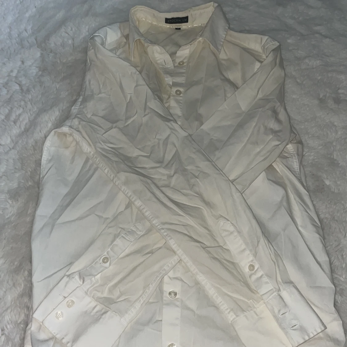 Vit skjorta från Stockh LM, strl 38 - 1