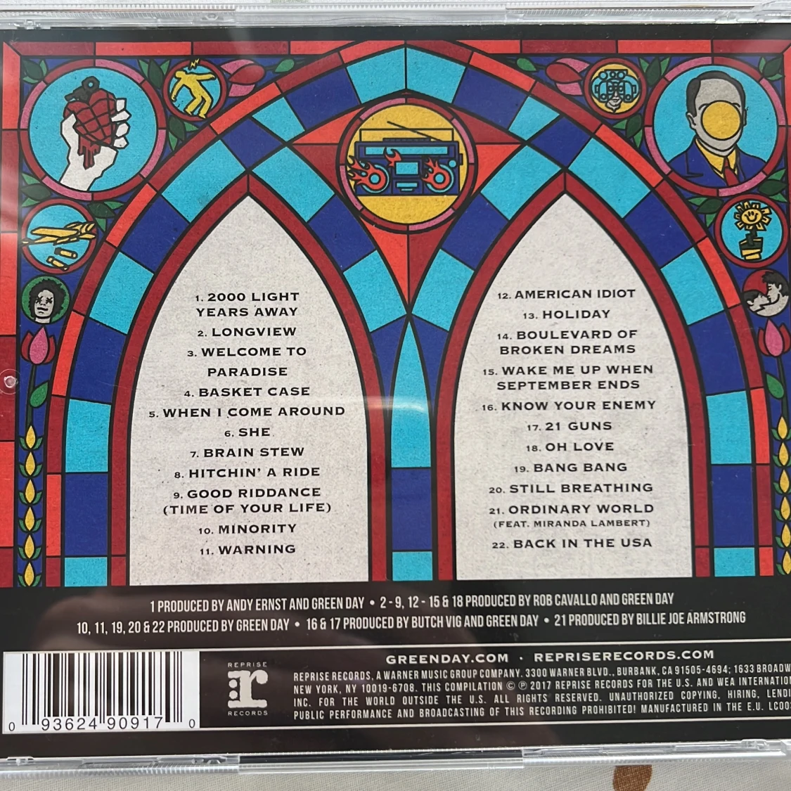 Green Day Compilation album CD - 1