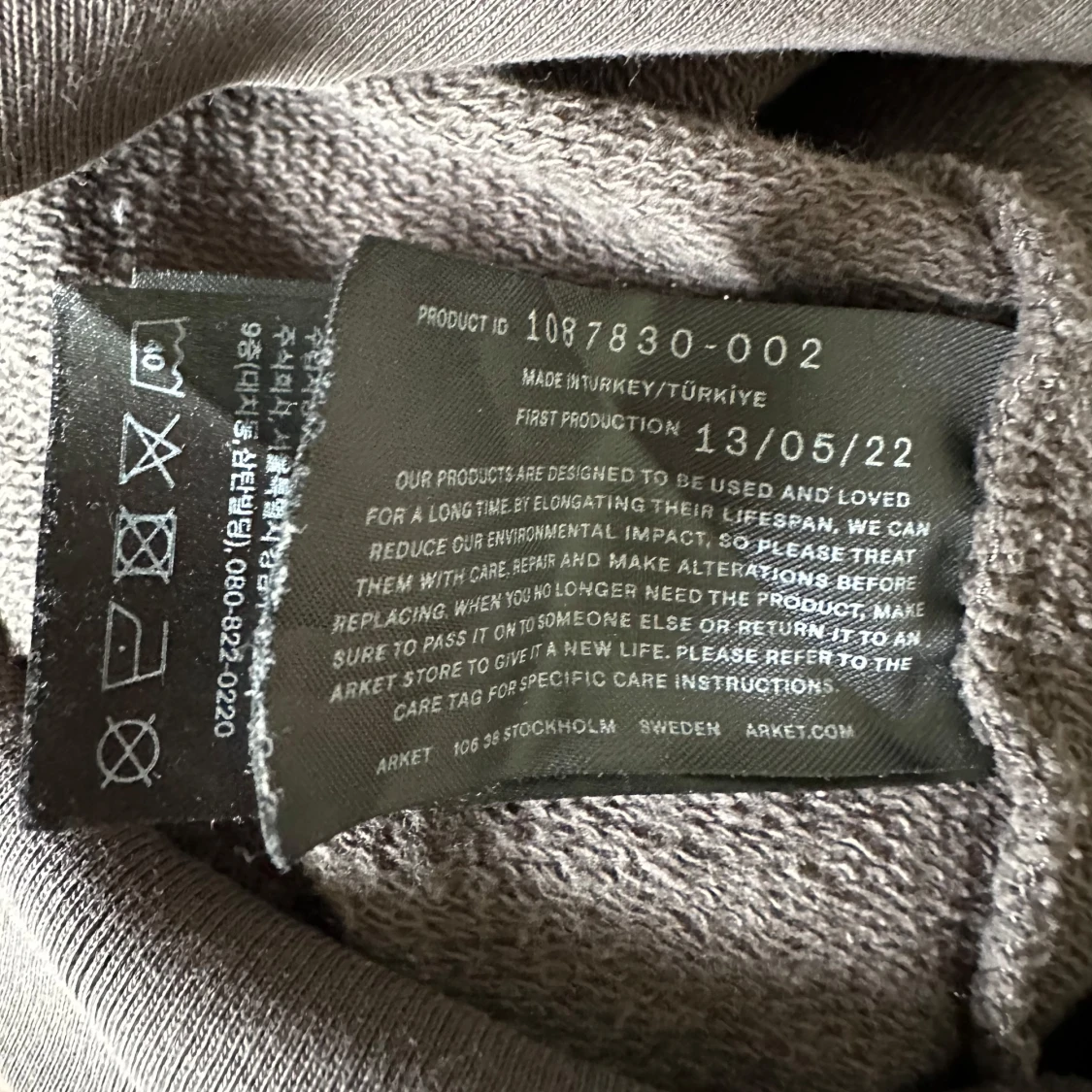 Olivgrön sweatshirt från Arket, L - 3