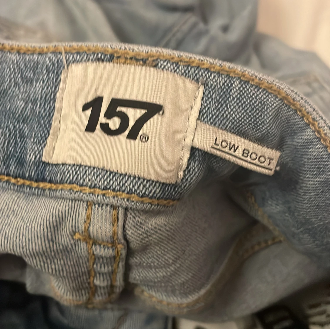 Ljusblå bootcut jeans från 157 XS - 3