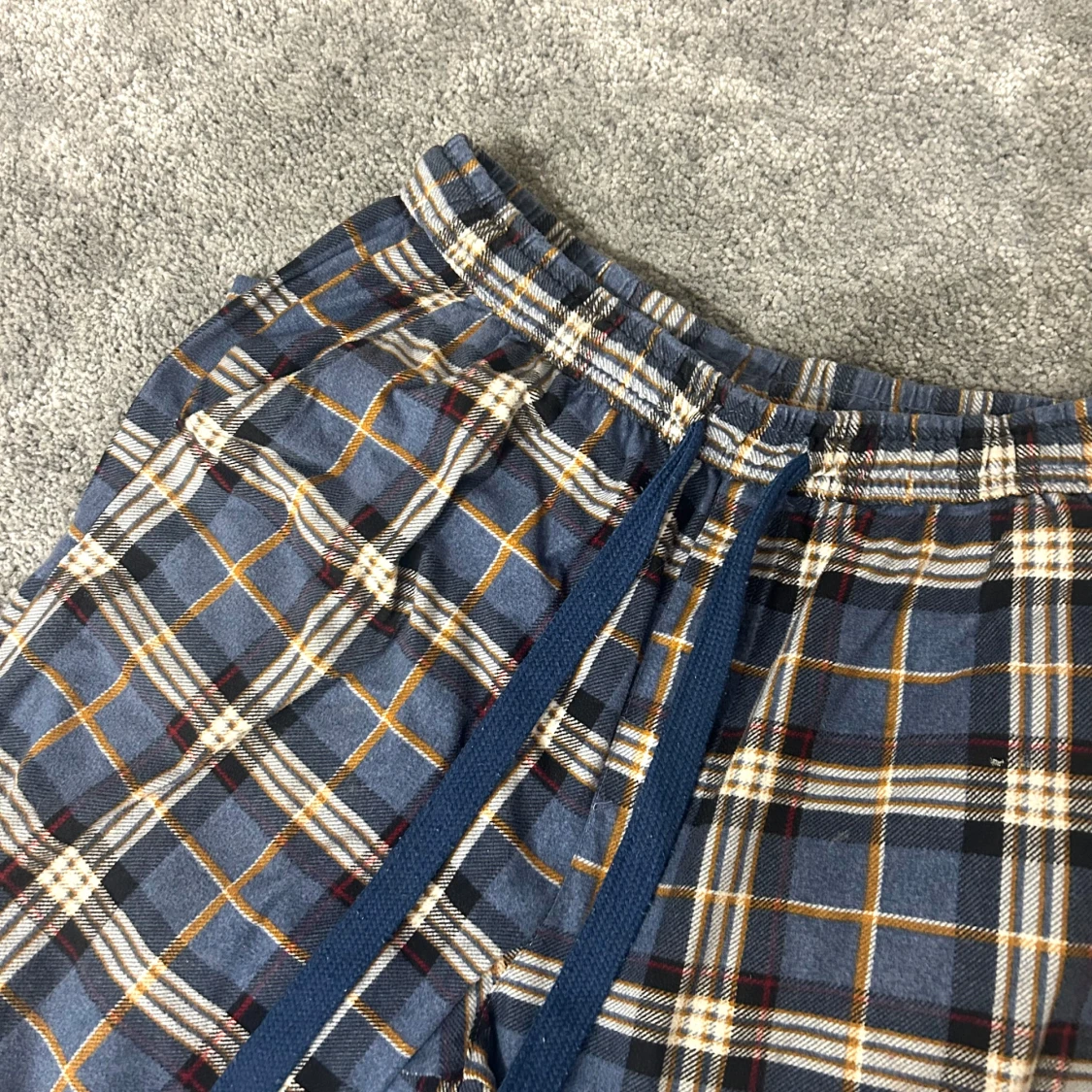 Blårutiga mjukisbyxor  - 1