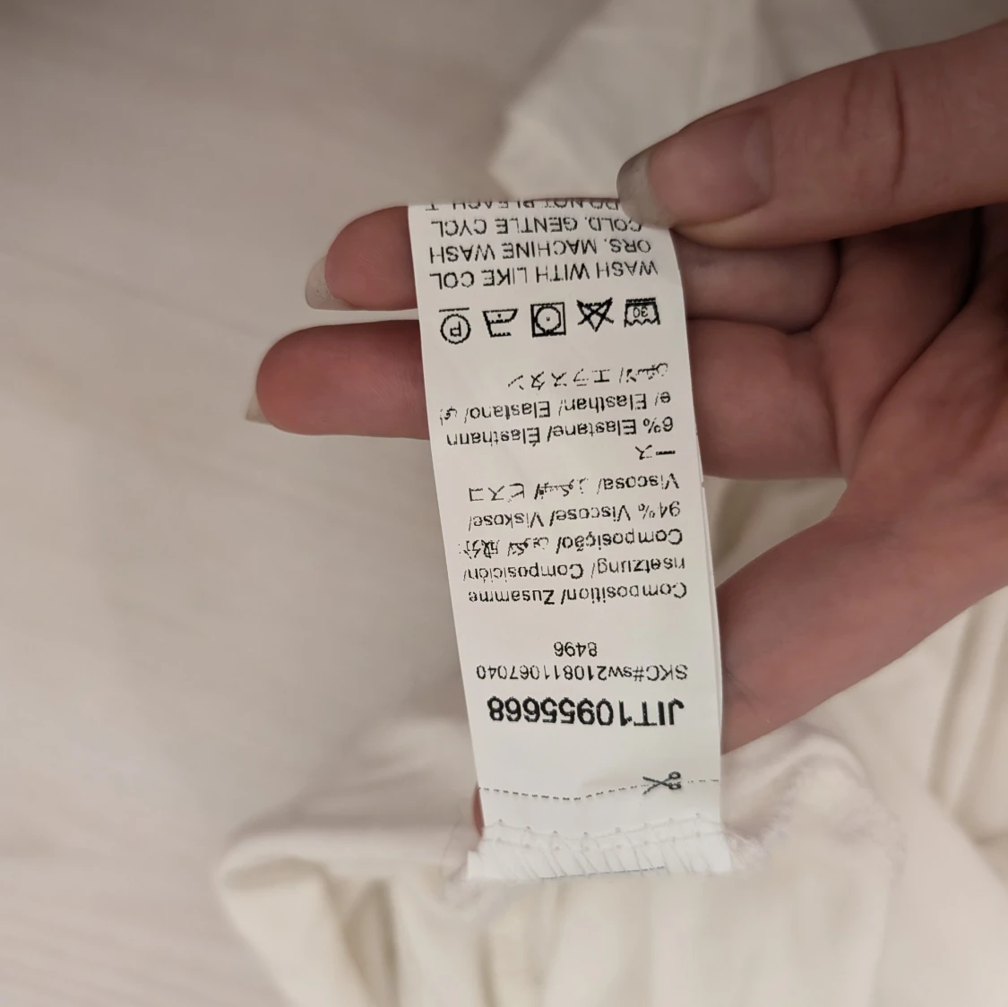 Vit långärmad blus från SHEIN - 3