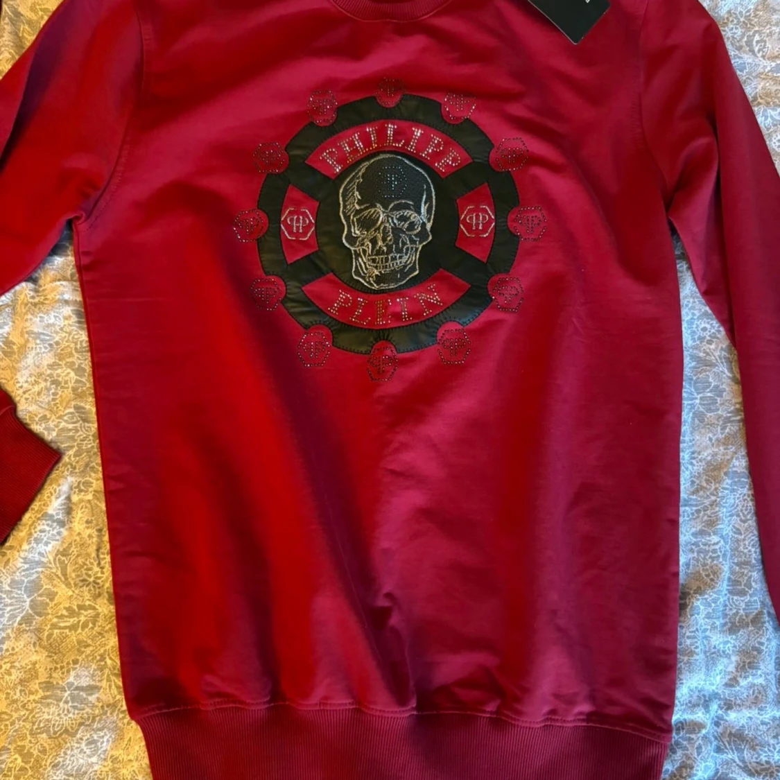Röd sweatshirt från Philipp Plein