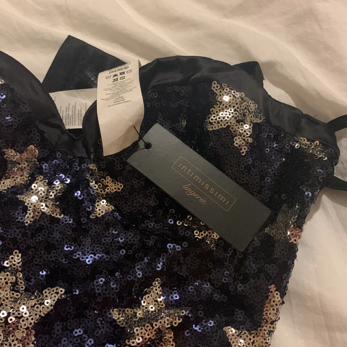 Svart paljettkorsett med stjärnor Intimissimi - 1