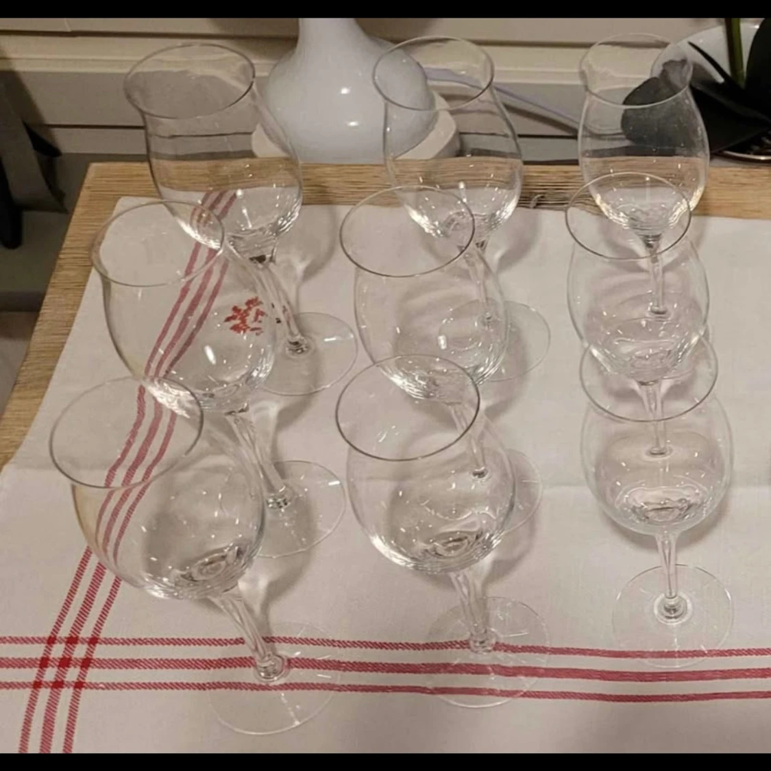 Vitvinsglas från Orrefors 