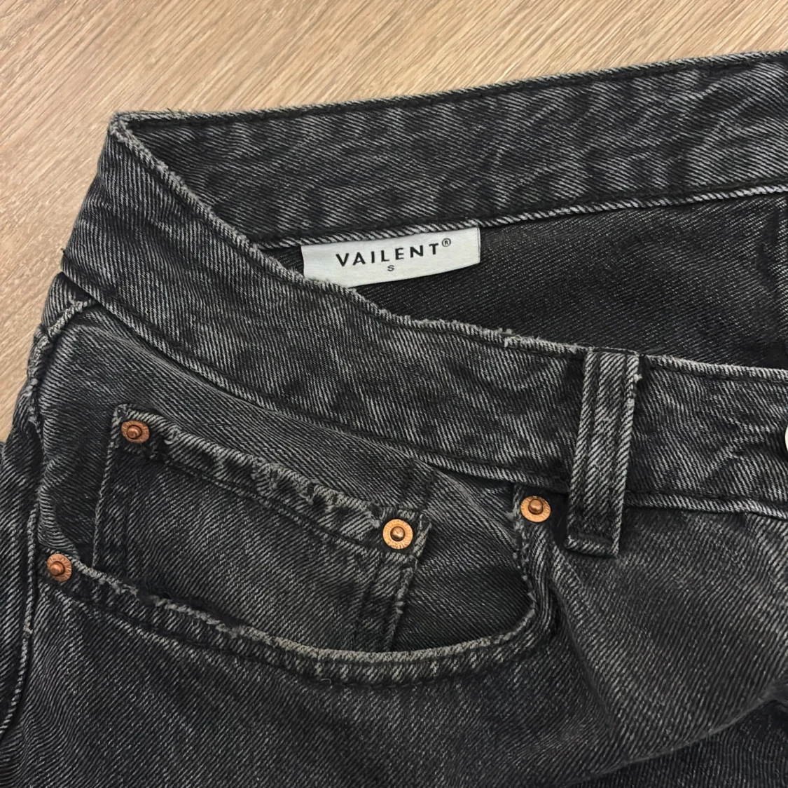Svarta jeans från Vaillent, straight fit - 3