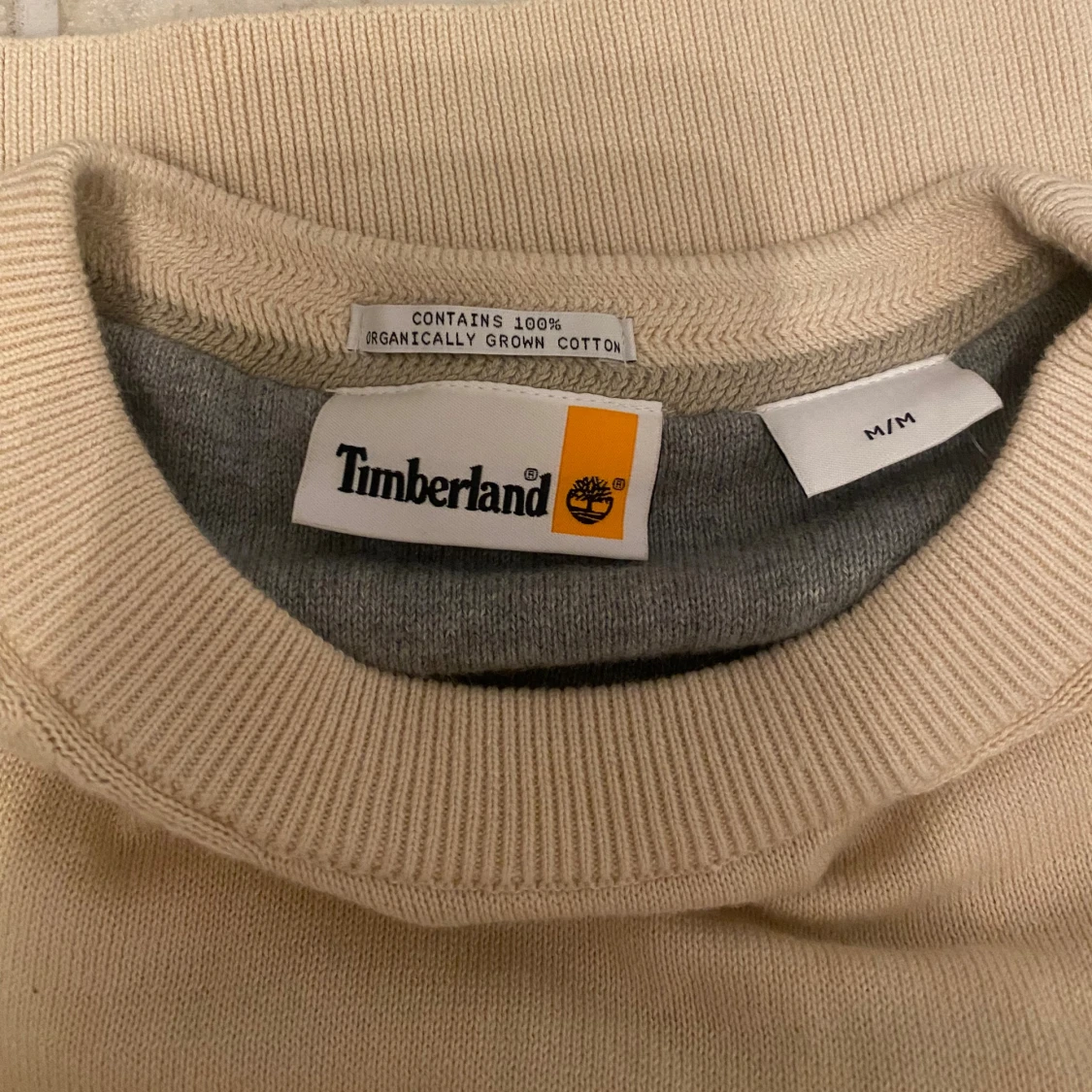 Beige bomullströja från Timberland - 1
