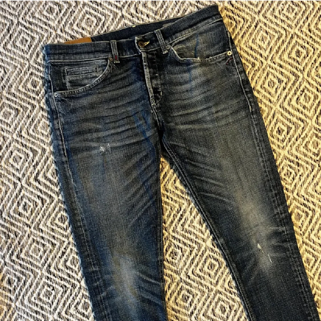 Mörkblå donup George jeans slim - 1