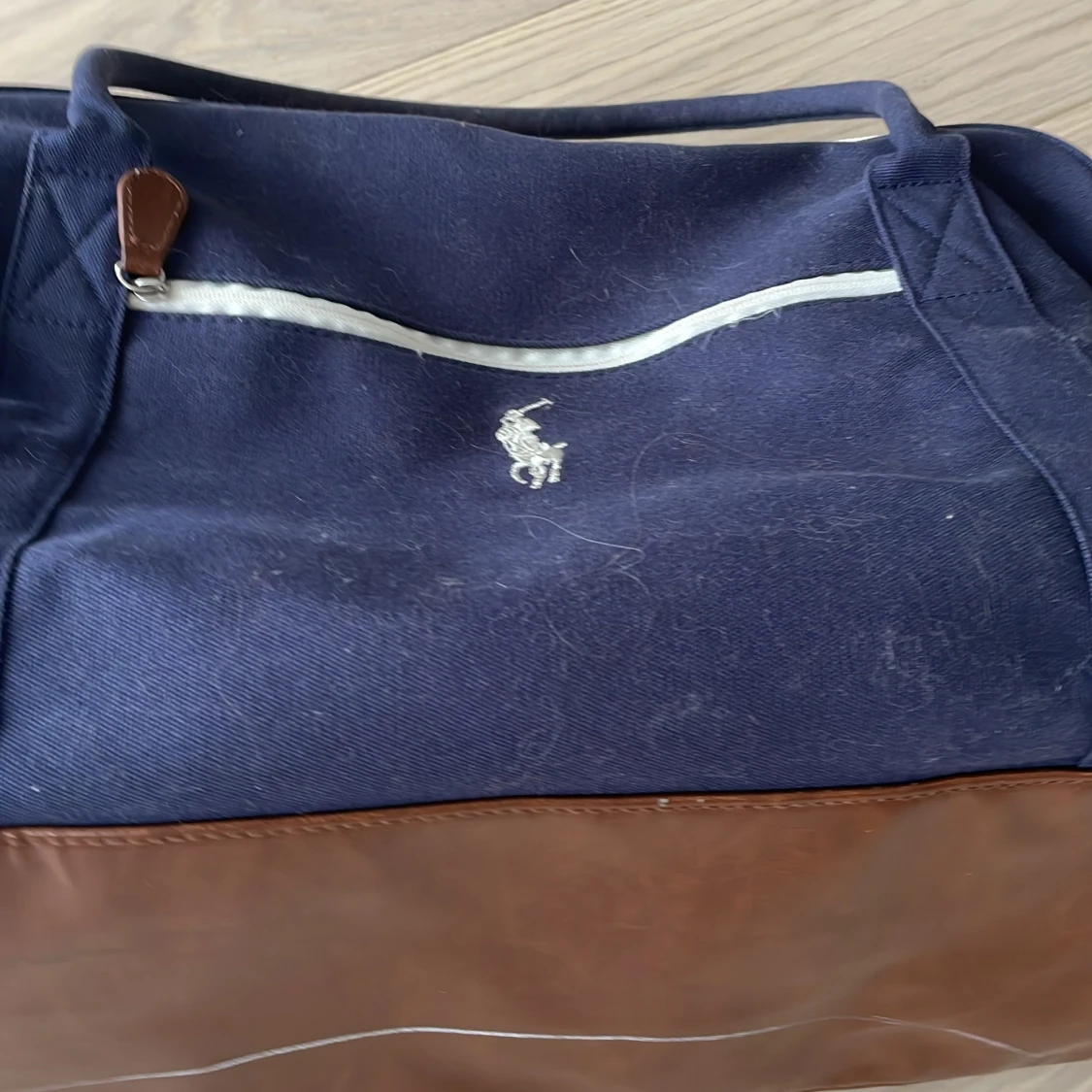 Blå och vit weekendbag från Polo Ralph Lauren - 4