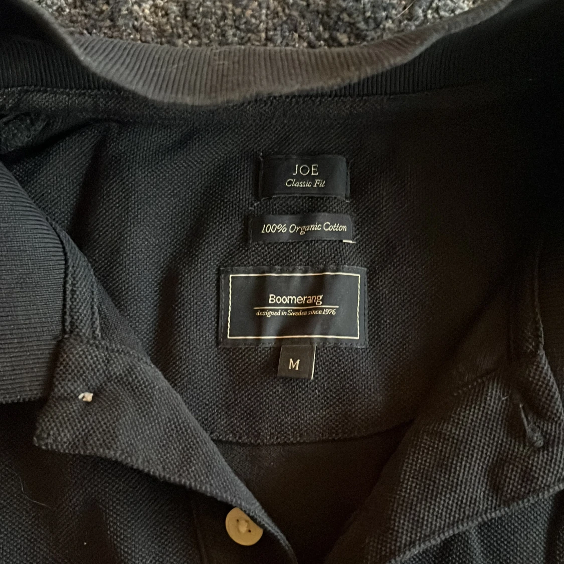 Svart pikétröja från Boomerang - 2