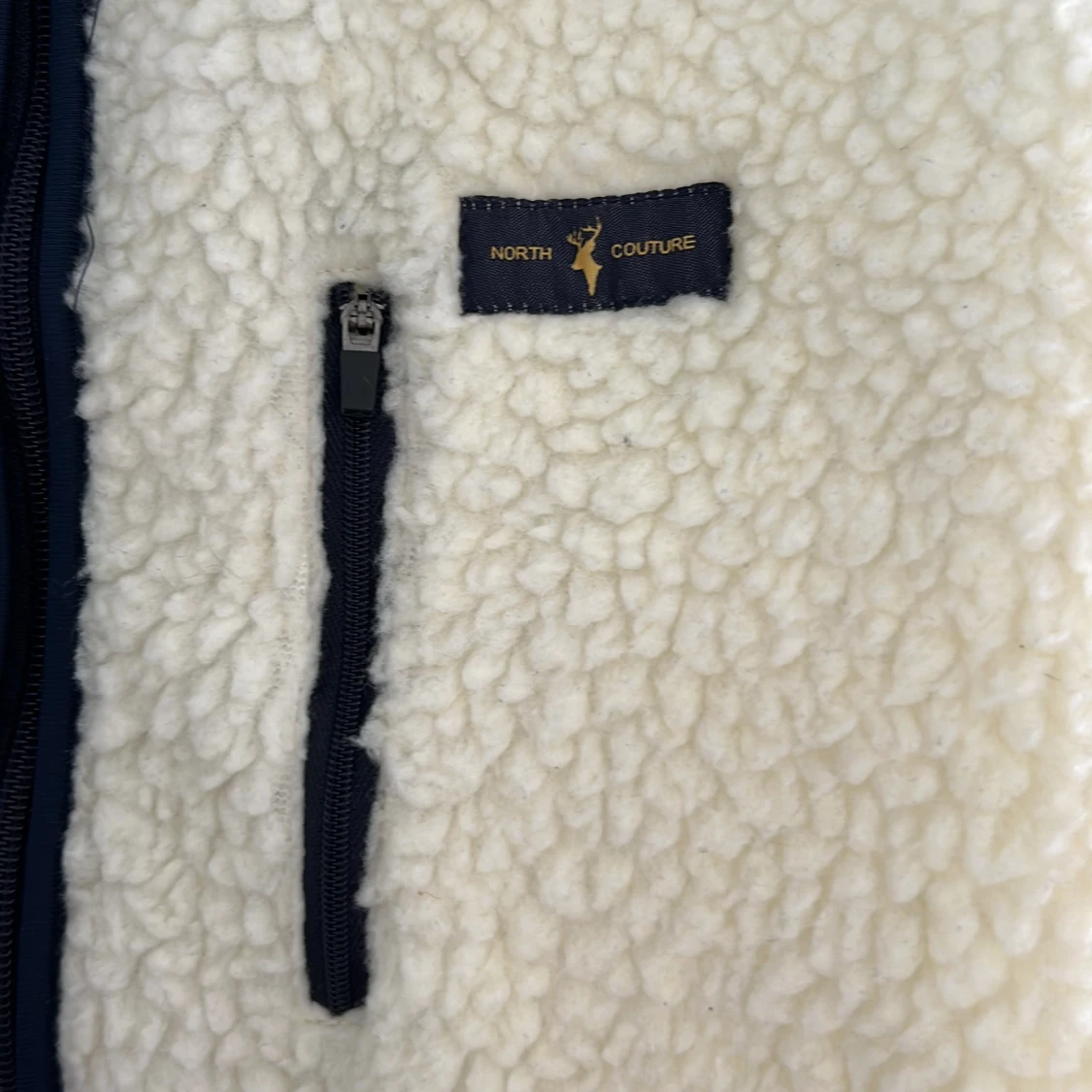 Vit fleeceväst från North Couture XS - 1