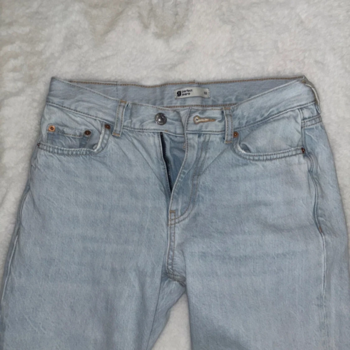  ljusblå jeans straight fit - 1