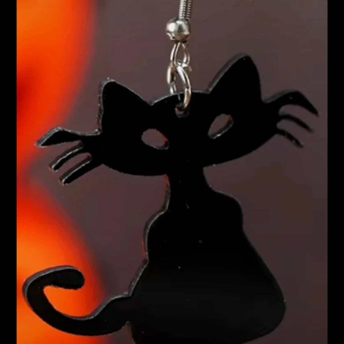  Helt nya Svarta kattörhängen  - 2