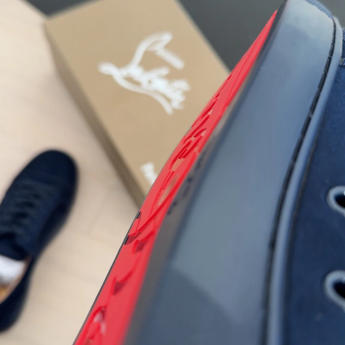 Mörkblå sneakers från Christian Louboutin - 2