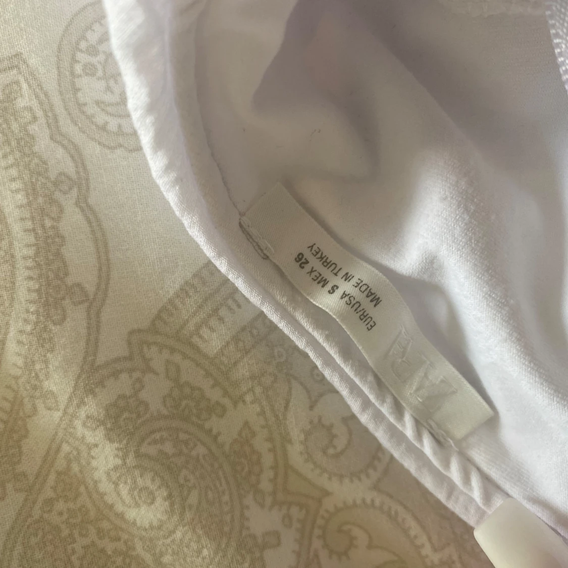 Vit volangbody från Zara - 1