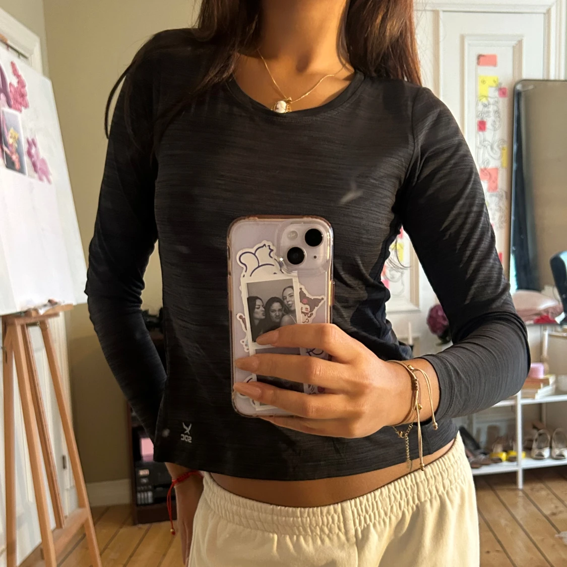 Långärmad träningströja 