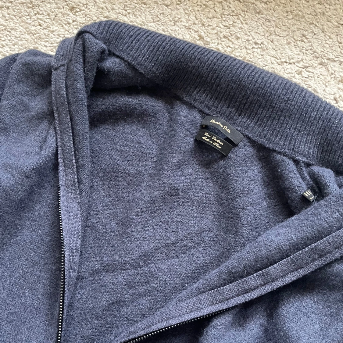 Mörkblå kofta från Massimo Dutti - 2