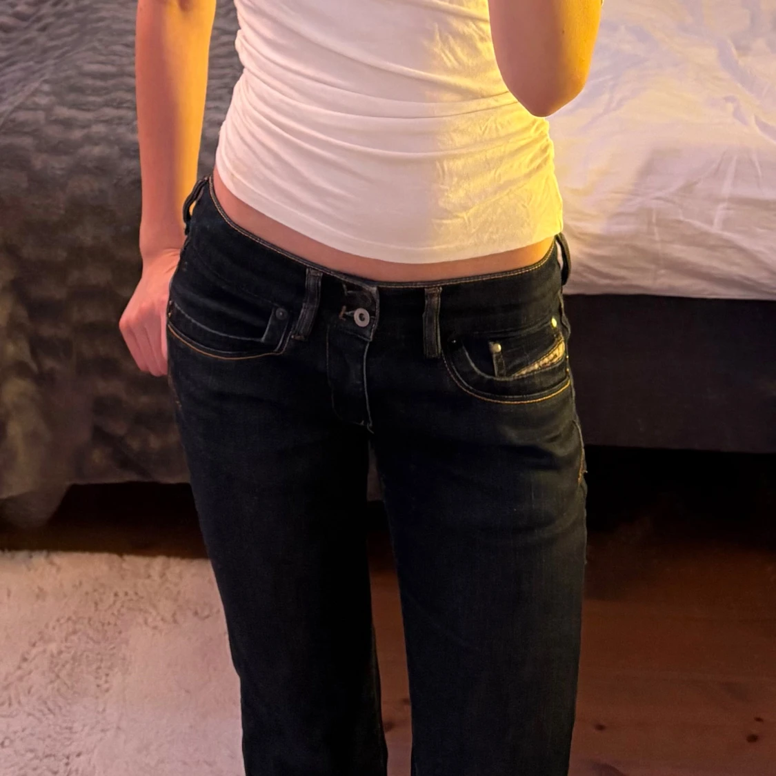 Diesel jeans mörkblå bootcut