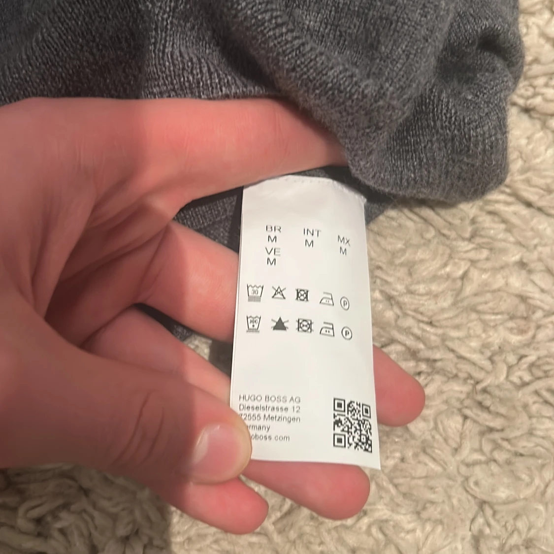 Hugo boss ull tröja grå - 3