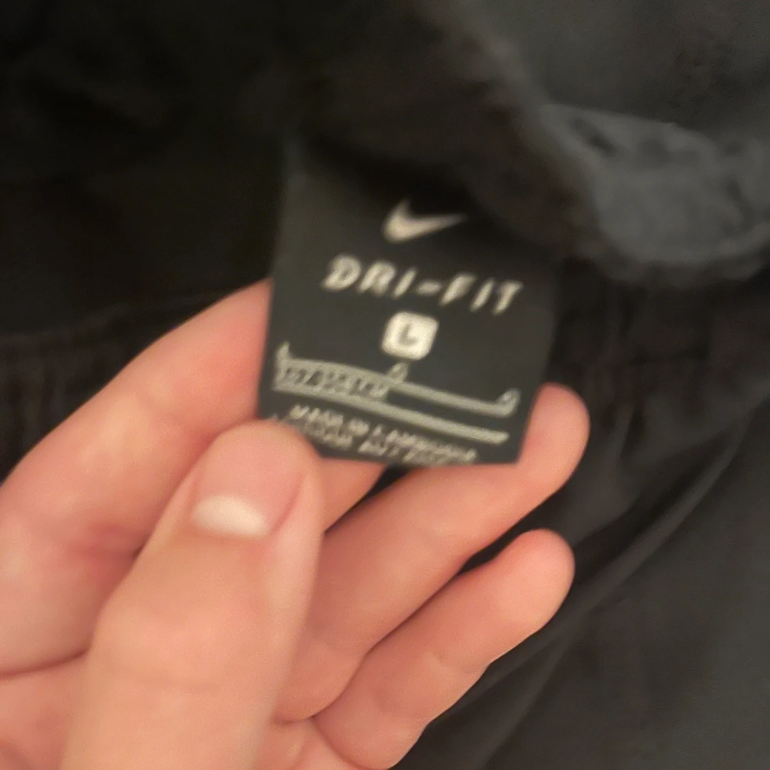 Svarta Nike Dri-FIT träningsbyxor L - 3
