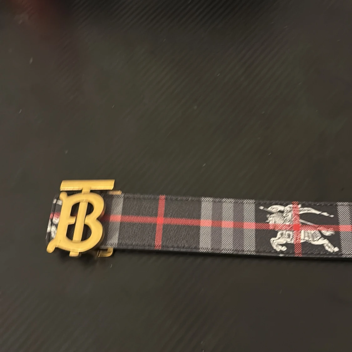 Svart Burberry bälte  - 1