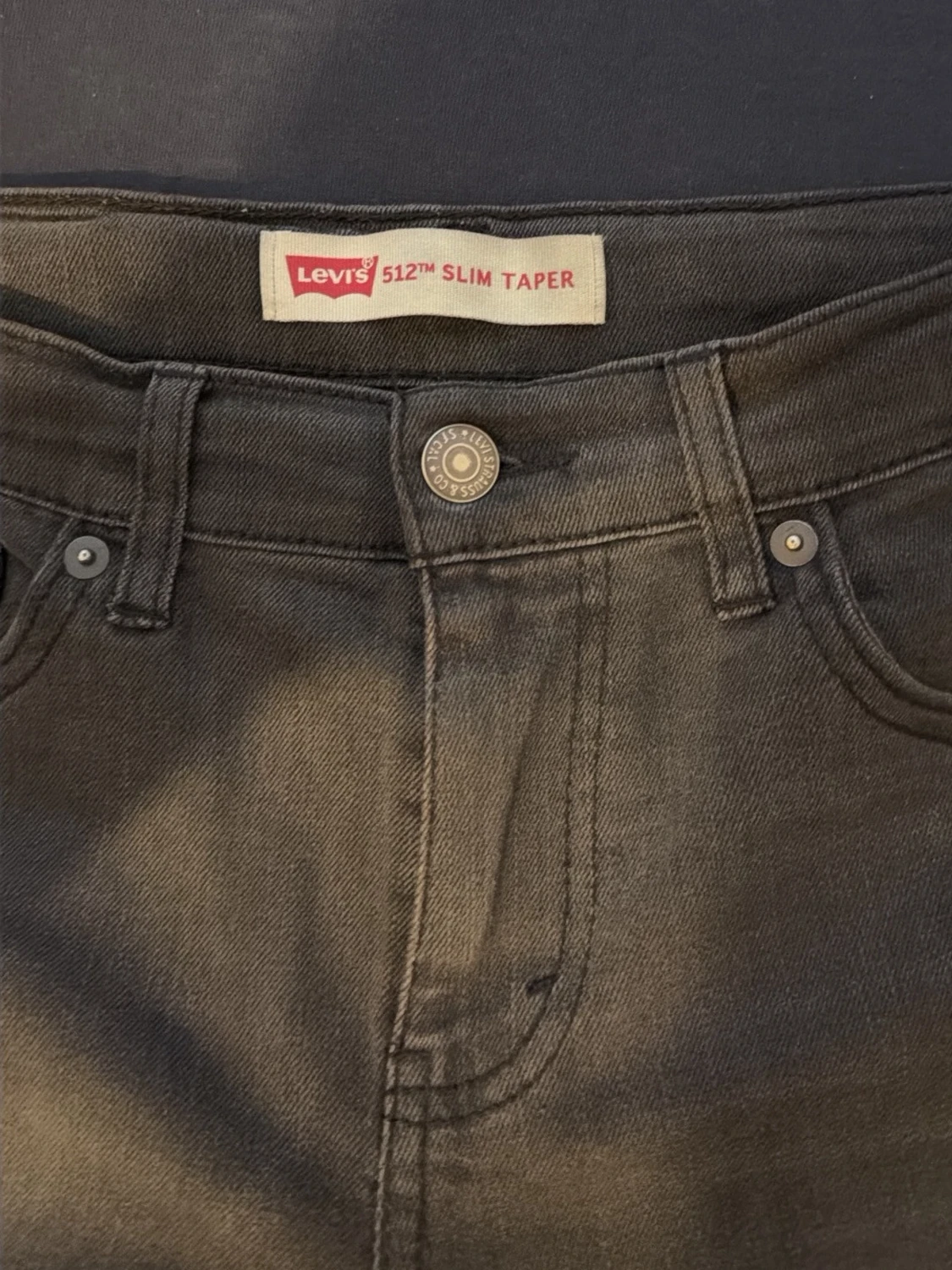 Svarta Levi's 512 Slim Jeans - 2