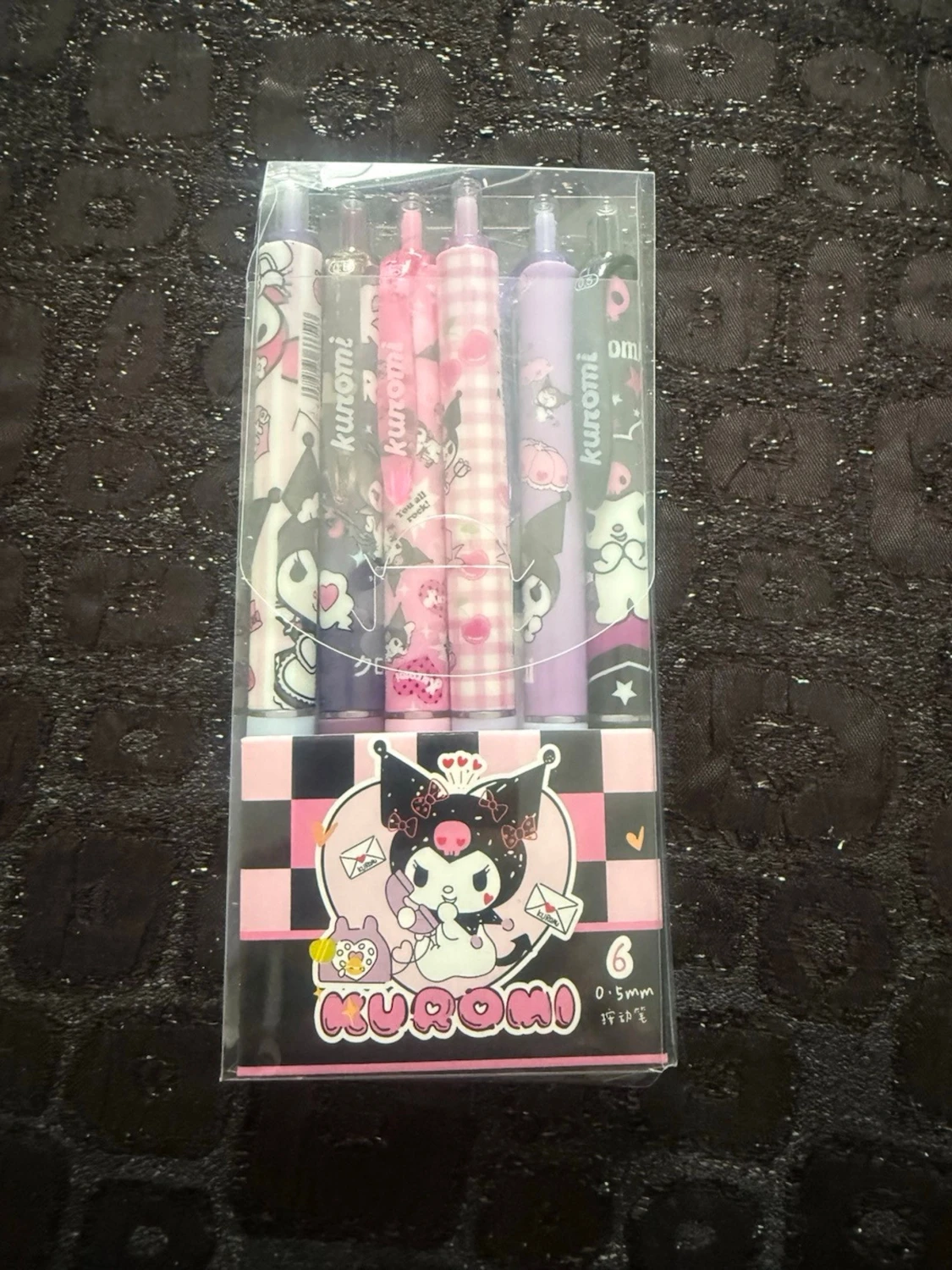 Kuromi gelpennor 6-pack