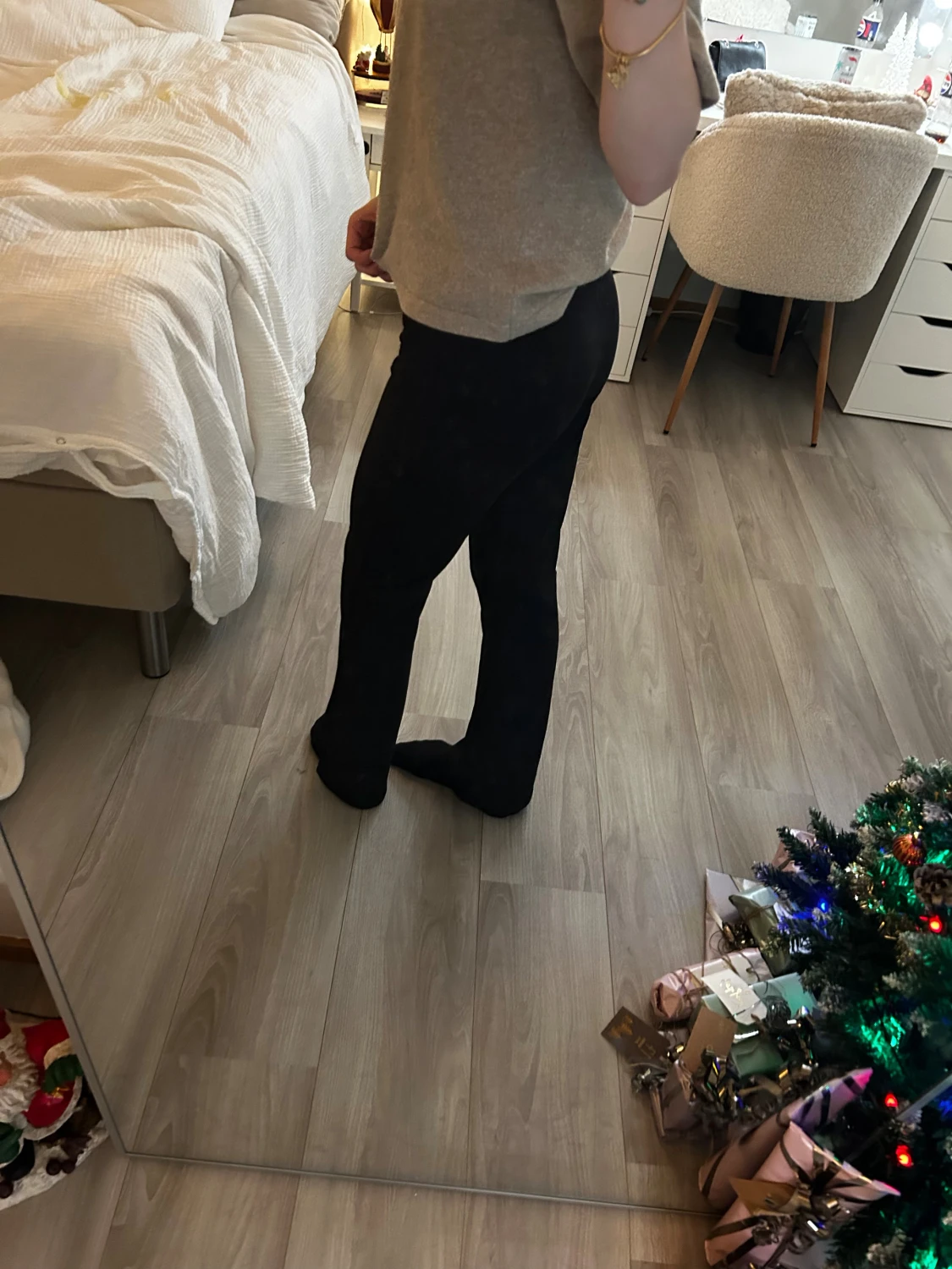 Svarta bootcut-byxor från Nelly XS - 1